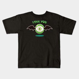 I See You Floating Eye Monster Kids T-Shirt